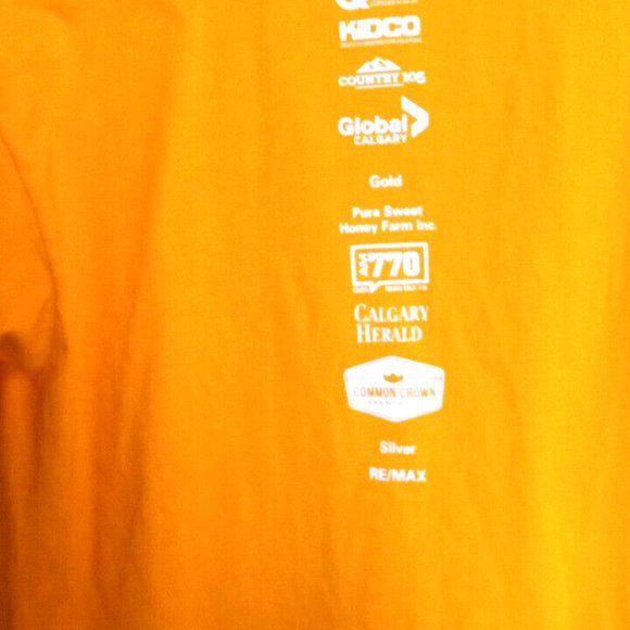 Fruit of The Loom Lofteez HD T Shirt XL Short Sleeves Yellow 100% Cotton Ads - Picture 6 of 7